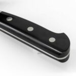Sekiryu Santoku Hocho Kochmesser Silber Schwarz – Bild 3