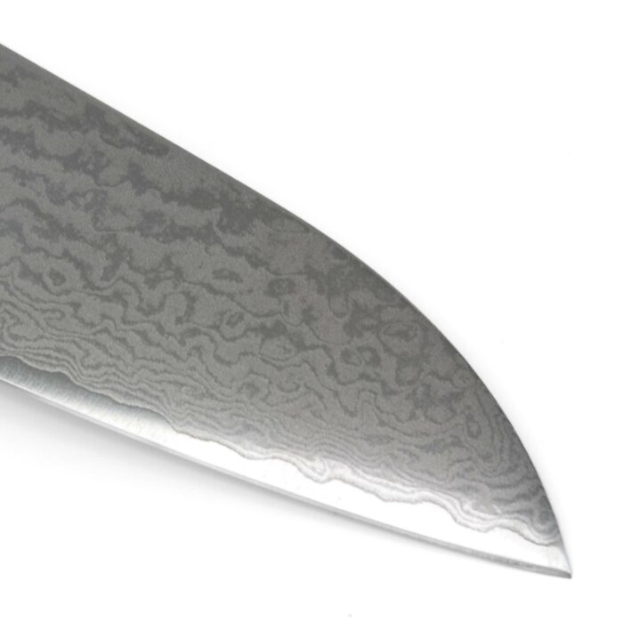 Sekiryu Santoku Hocho Kochmesser Silber Schwarz – Bild 6
