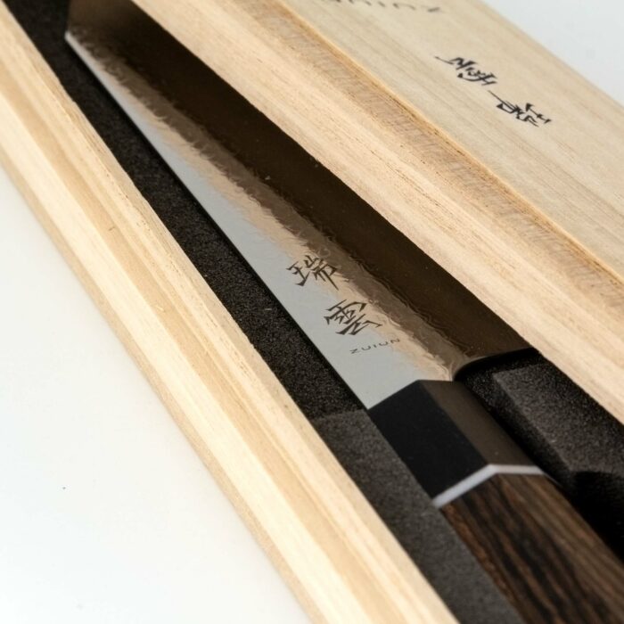402901 kanetsugu zuiun kiwami petty hocho kochmesser silber braun schwarz 009