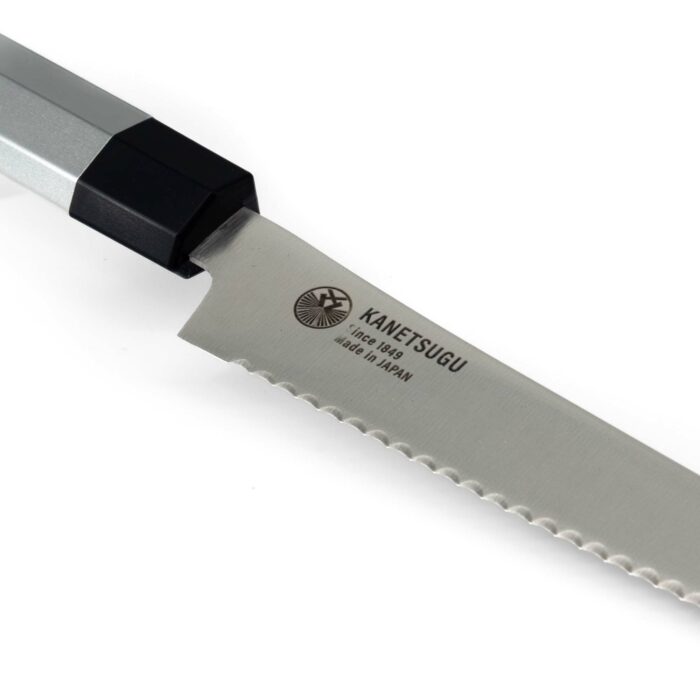 Kanetsugu Zuiun Kiwami Bread Hocho Kochmesser Silber – Bild 5