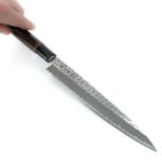 Sekiryu Sashimi Hocho Kochmesser Silber Braun – Bild 2