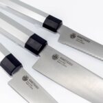 Kanetsugu Zuiun Kiwami Hocho Kombi-Set Kochmesser Silber – Bild 4