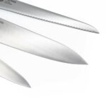 Kanetsugu Zuiun Kiwami Hocho Kombi-Set Kochmesser Silber – Bild 5