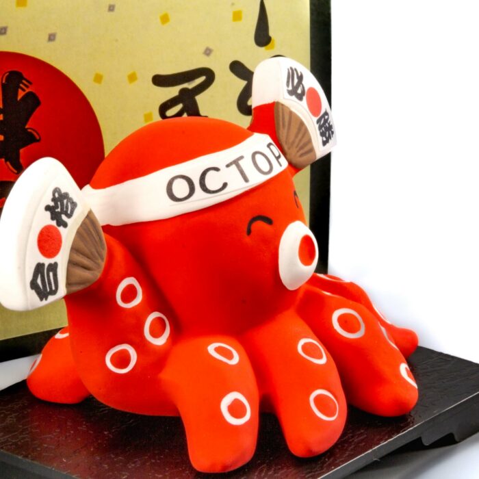 731531 tako mini schrein mini jinja oktopus rot weiss schwarz braun 006