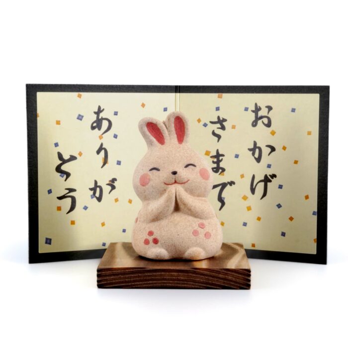 731533 usagi mini schrein mini jinja kaninchen beige rosa schwarz 001