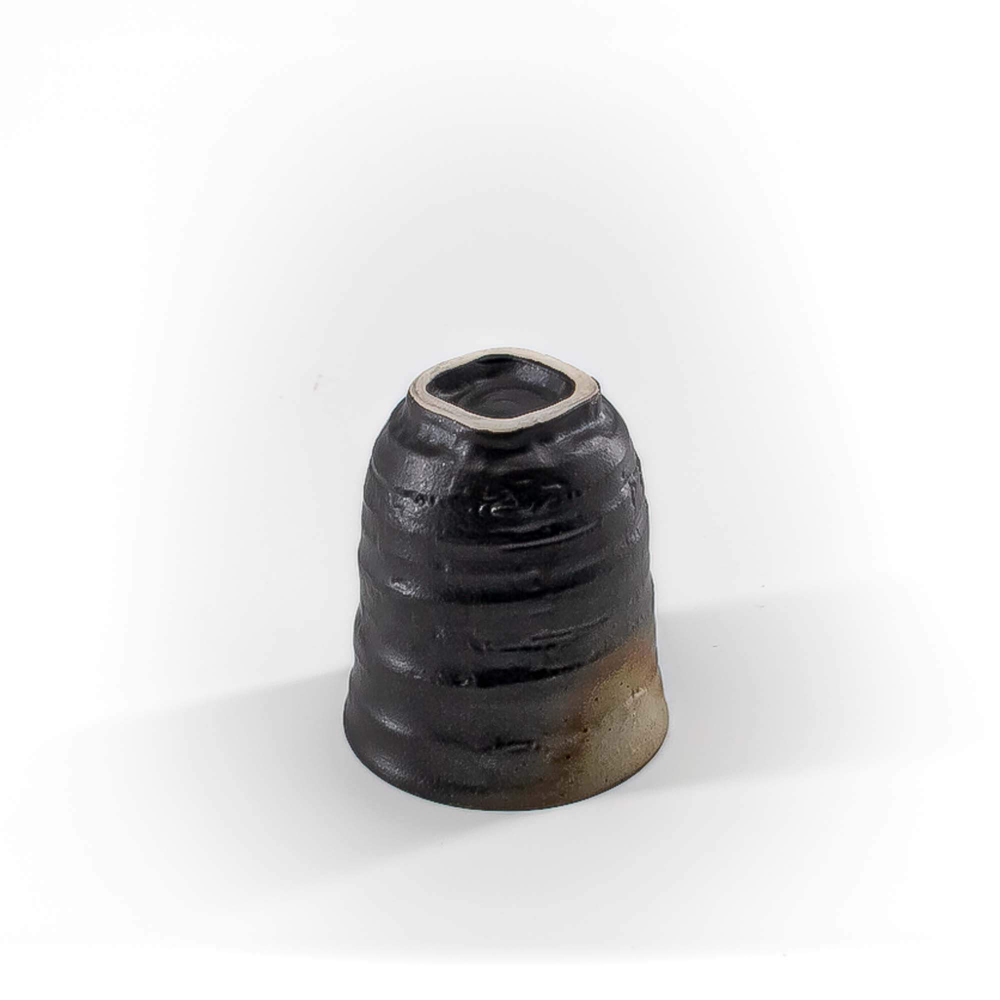 TAISO Jikinoyunomi Porzellantasse 160 ml Schwarz Orange – Bild 4