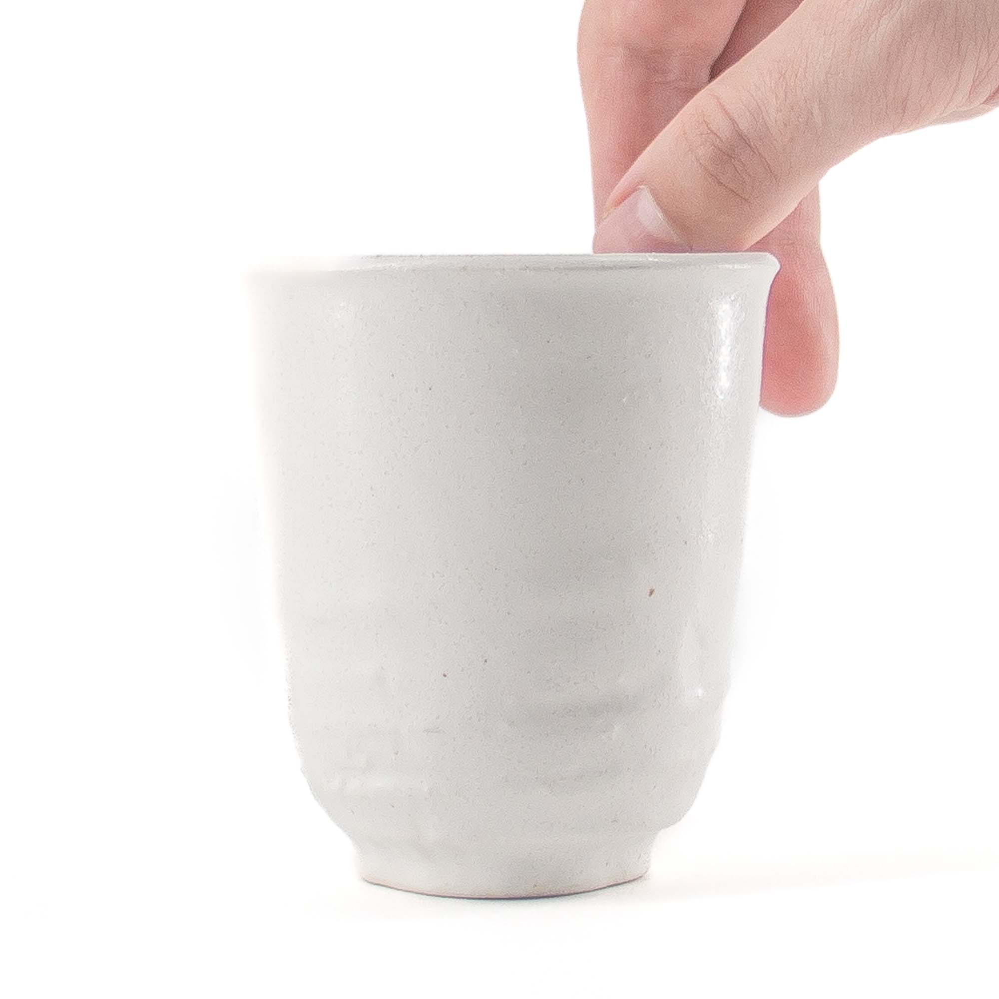 TAISO Jikinoyunomi Porzellantasse 170 ml Weiß – Bild 2