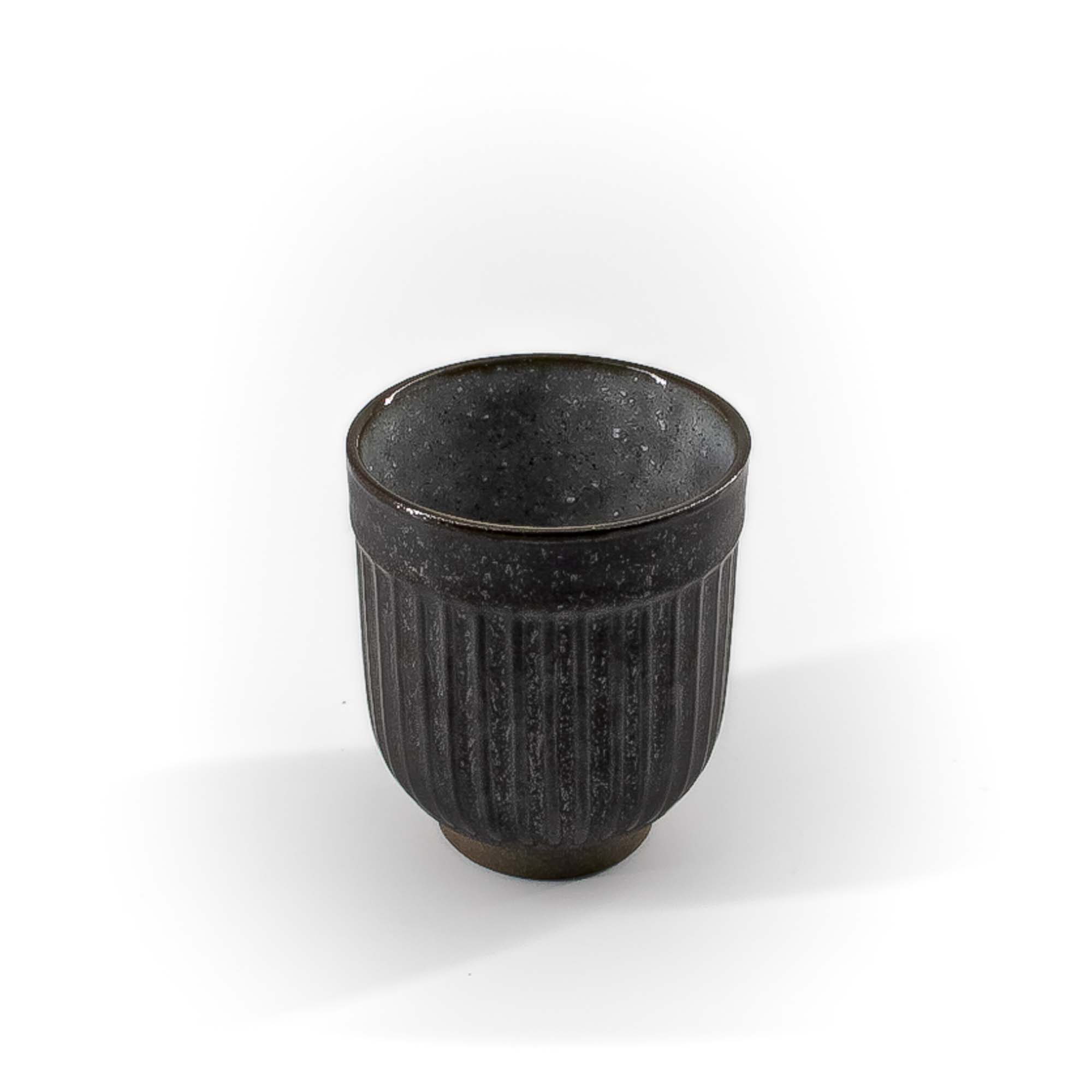 MIRA Jikinoyunomi Porzellantasse 190 ml Schwarz – Bild 3