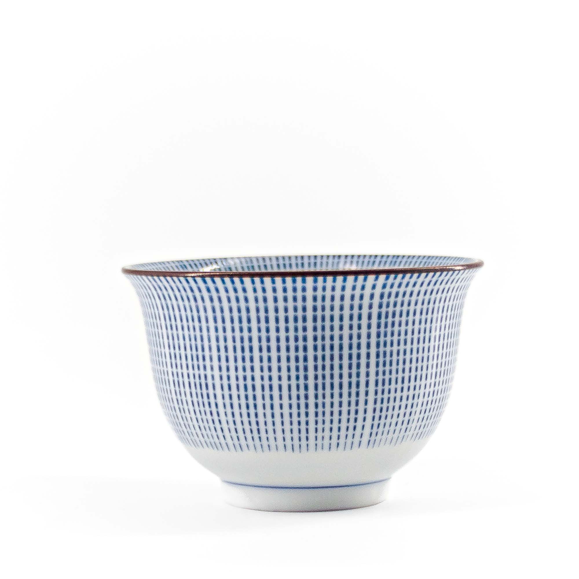 976114-TOKUSA-Porzellantasse-Jikinoyunomi-180-ml-Weiss-Blau-001 TOKUSA Jikinoyunomi Porzellantasse 180 ml Weiß Blau – Bild 1