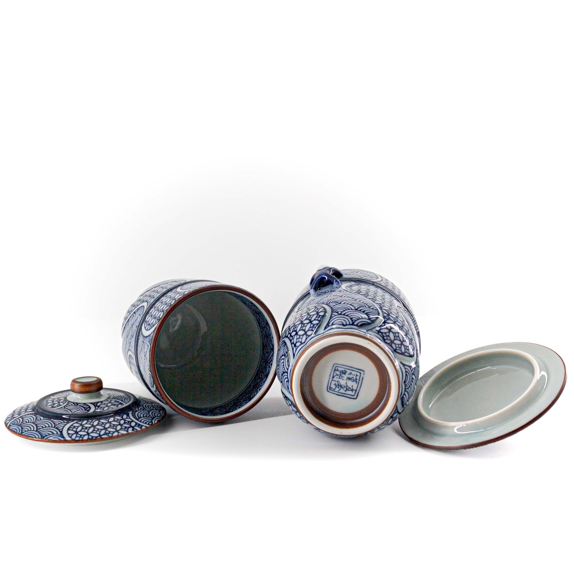 KIYOMIZU Jikinoyunomi Porzellantasse 190 ml Blau Weiß – Bild 3