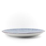 TOKUSA Sara Teller Ø 25.5 cm Weiß Blau