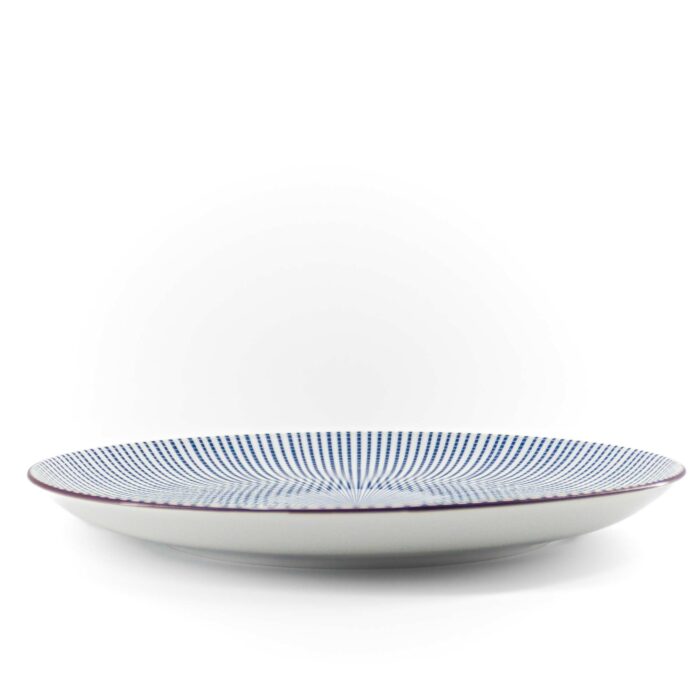 TOKUSA Sara Teller Ø 25.5 cm Weiß Blau – Bild 1