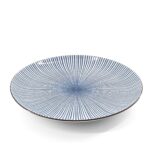 TOKUSA Sara Teller Ø 25.5 cm Weiß Blau – Bild 3
