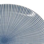 TOKUSA Sara Teller Ø 25.5 cm Weiß Blau – Bild 4