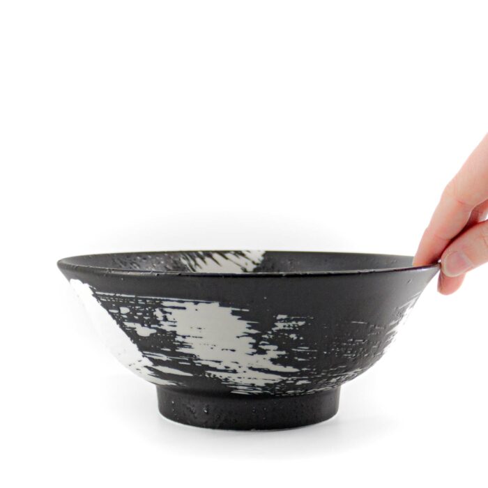 723535 hiroto schuessel donburi 900 ml schwarz weiss 002