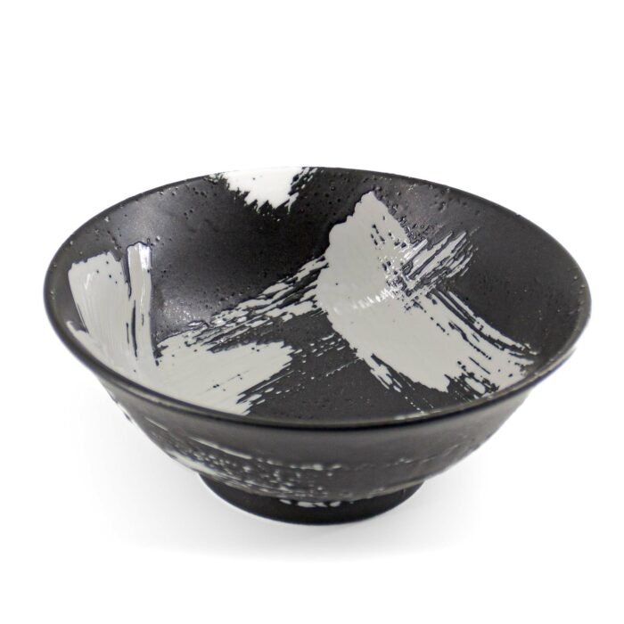 723535 hiroto schuessel donburi 900 ml schwarz weiss 003 basis