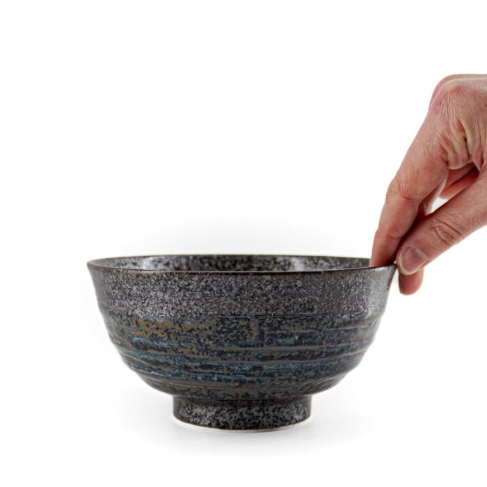 896505 yuma schuessel donburi 800 ml schwarz braun tuerkis 002