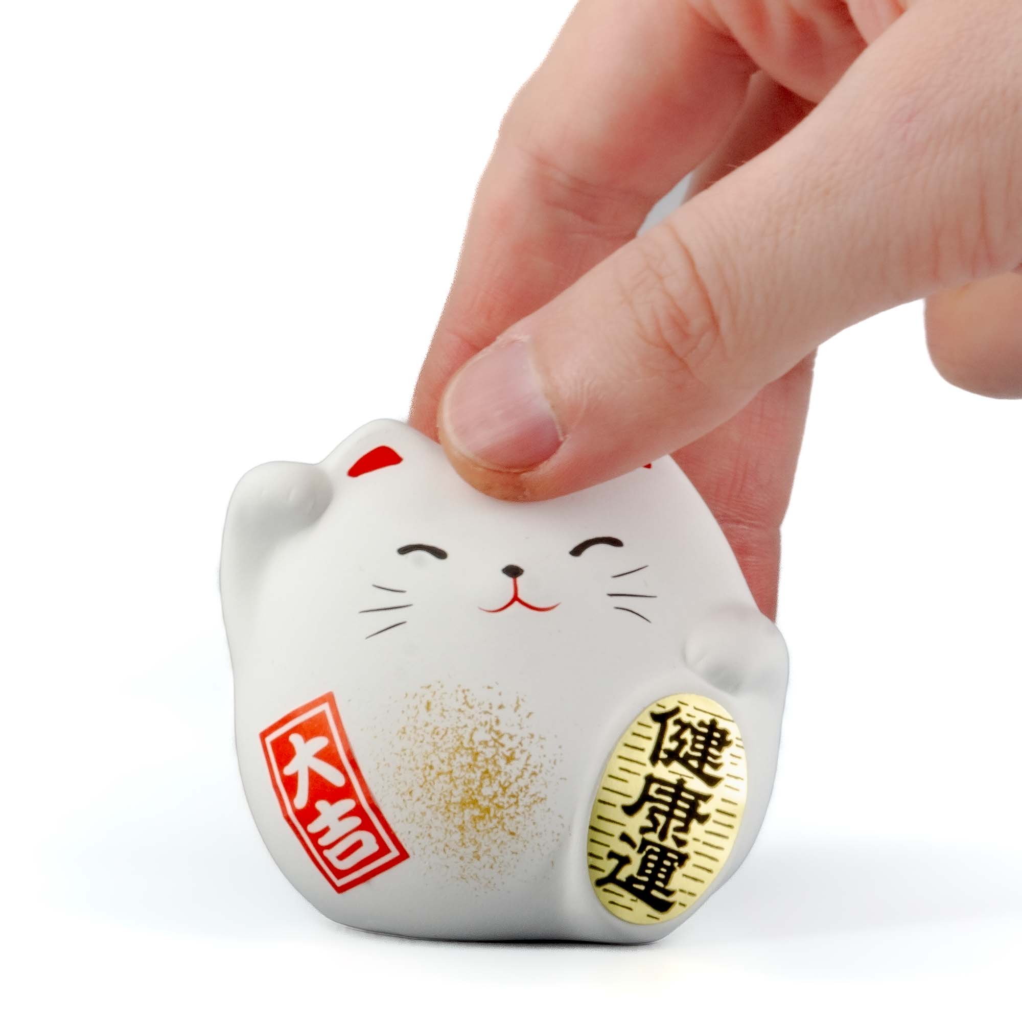 NEKO Katze Omamori Talisman Weiß – Bild 2