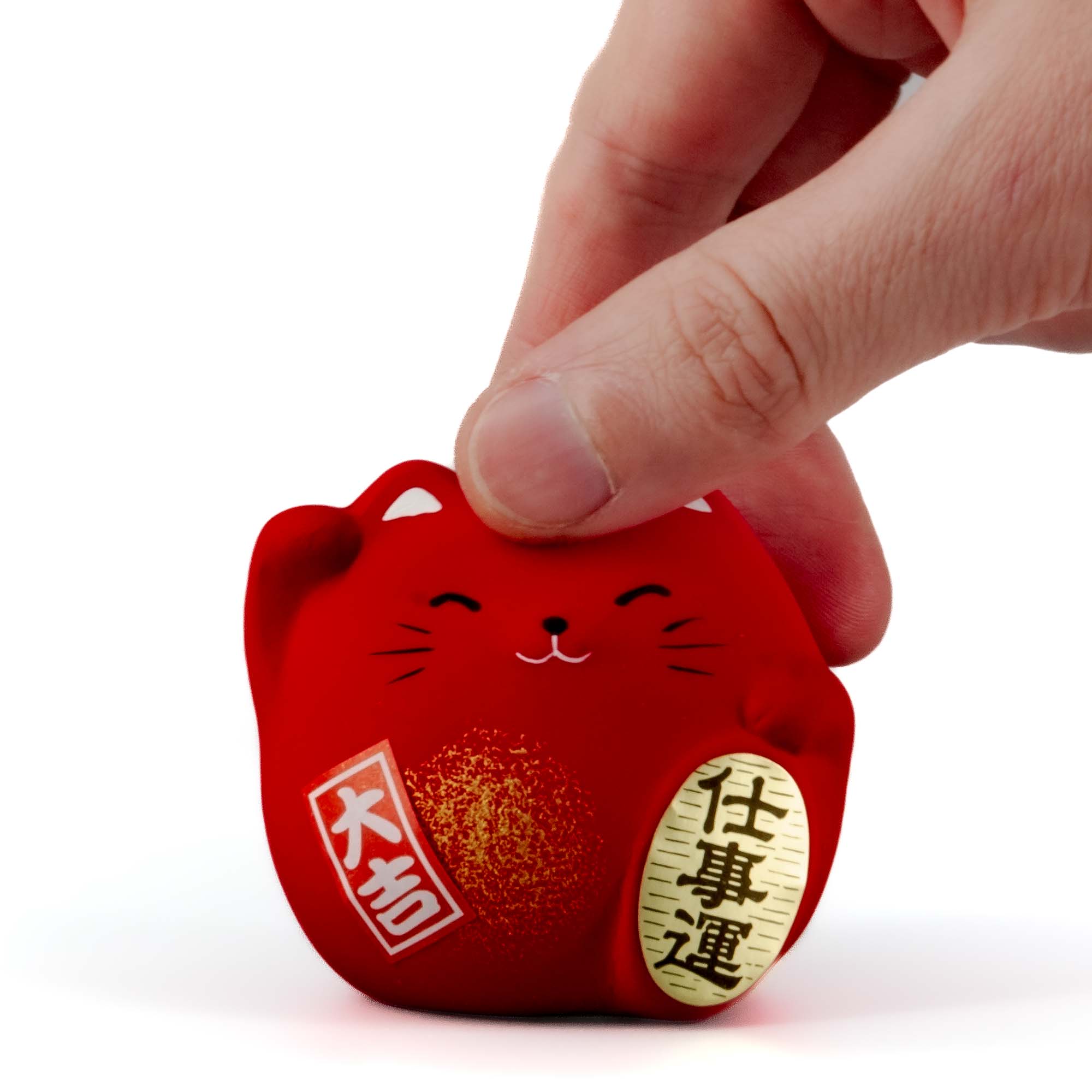 NEKO Katze Omamori Talisman Rot – Bild 2