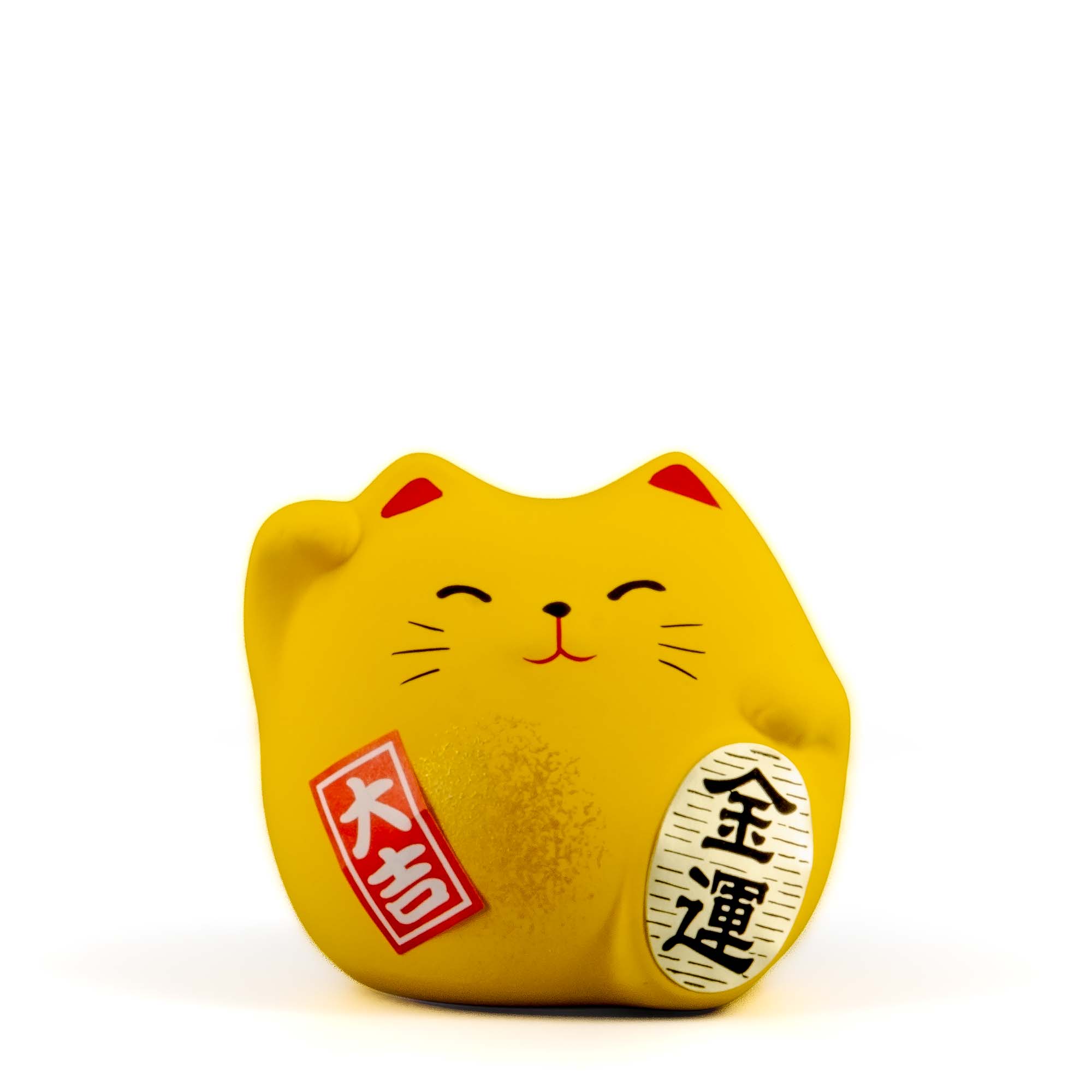 731527-NEKO-Talisman-Omamori-Katze-Weiss-001 NEKO Katze Omamori Talisman Gelb – Bild 1