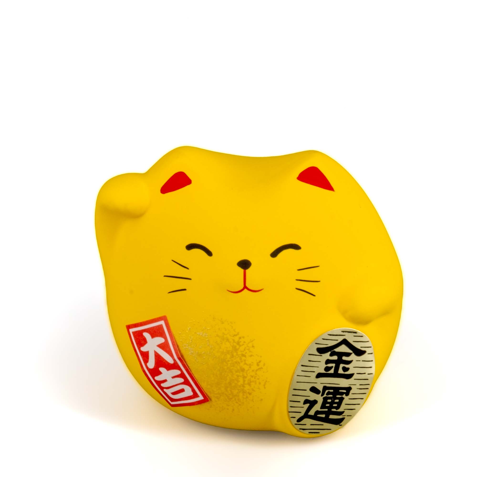 NEKO Katze Omamori Talisman Gelb – Bild 3