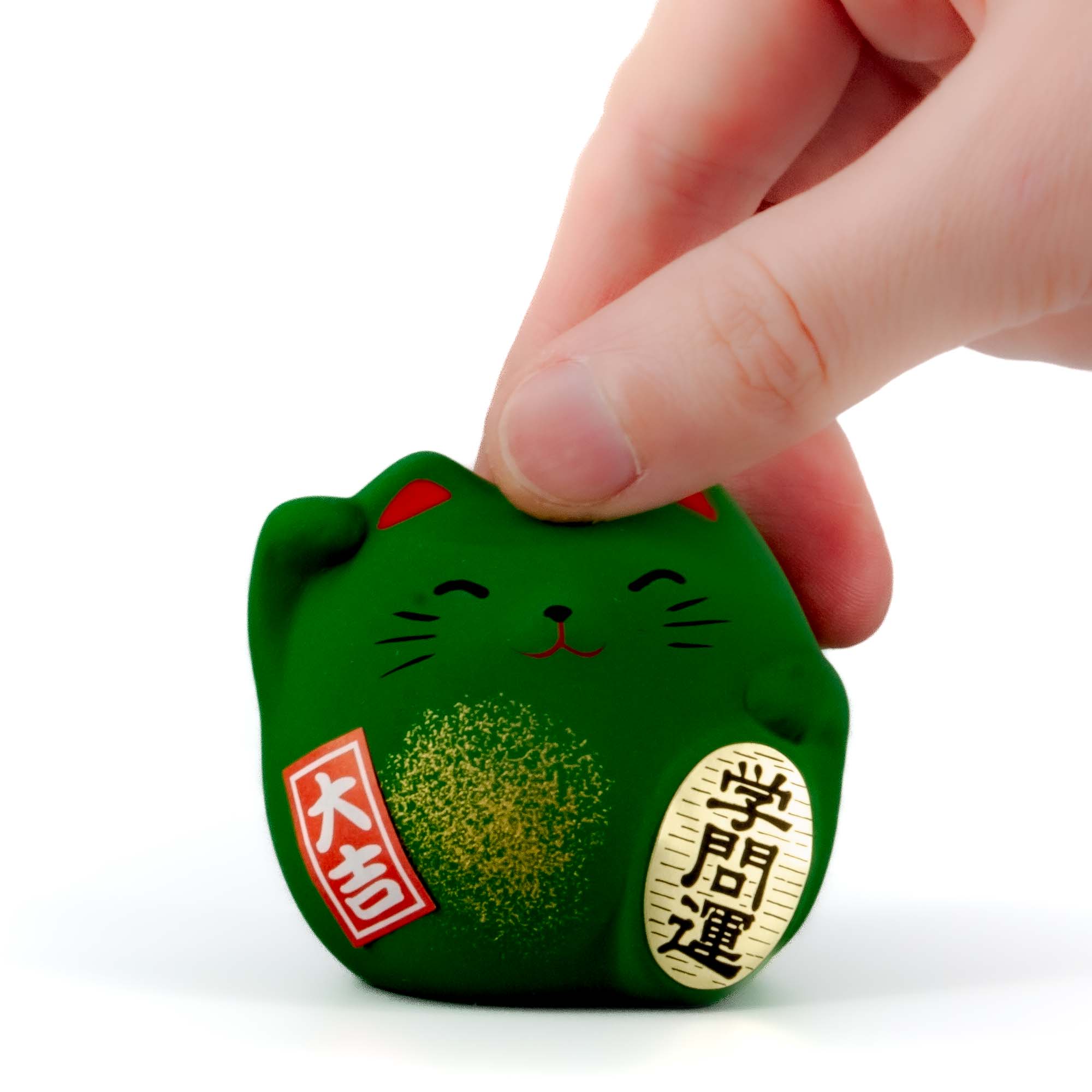 NEKO Katze Omamori Talisman Grün – Bild 2