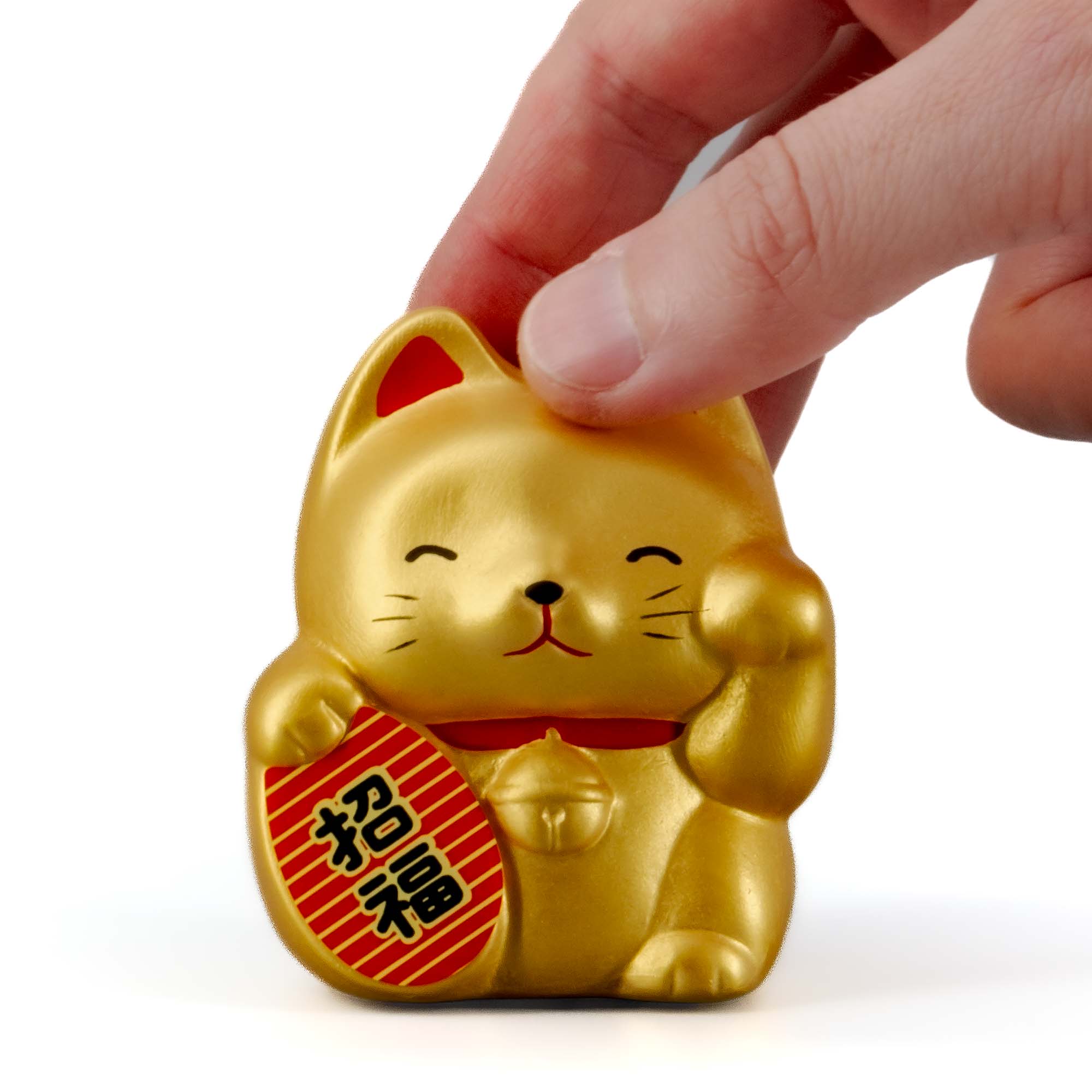 NEKO Katze Omamori Talisman Gold – Bild 2