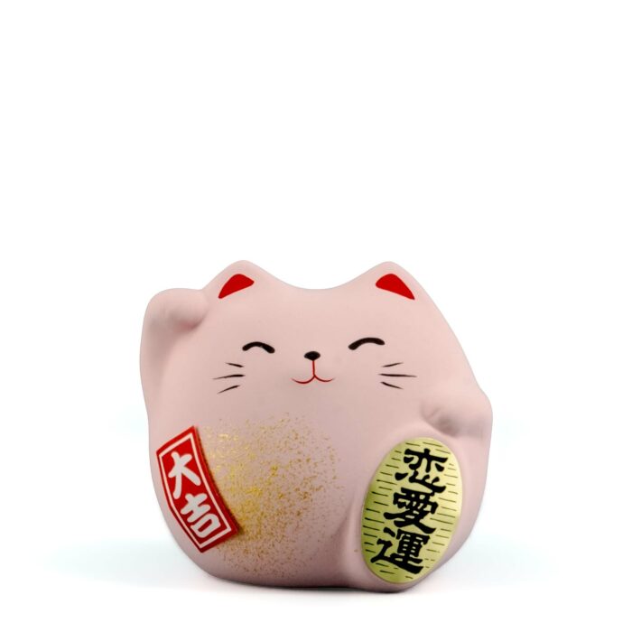 NEKO Katze Omamori Talisman Rosa – Bild 1