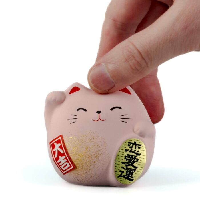 NEKO Katze Omamori Talisman Rosa – Bild 2