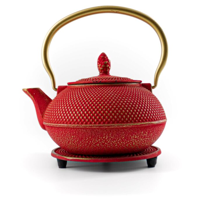 395647 arare kannenuntersetzer tetsubindai rot gold 003